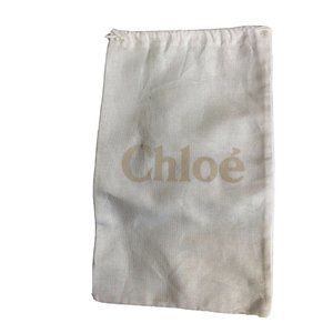 Chloe Dustbag Storage Drawstring White 14" x 8.5"